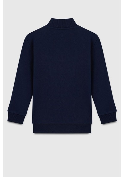 United Colors Of Benetton Erkek Çocuk Bnt-b23351 Sweatshirt Lacivert-1901 Lacivert