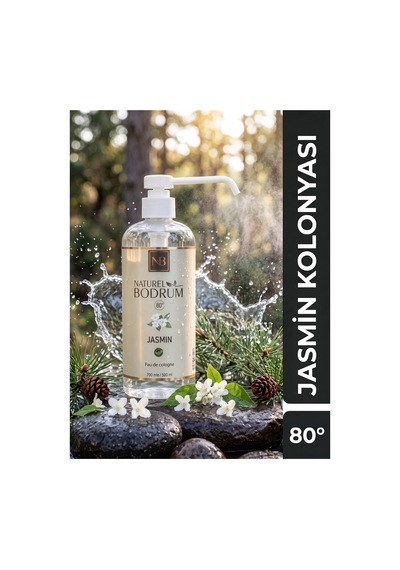 Yasemin Jasmine Kolonyası 500 Ml %80 Alkol Doğal Esans Sprey Başlıklı Ekonomik Boy