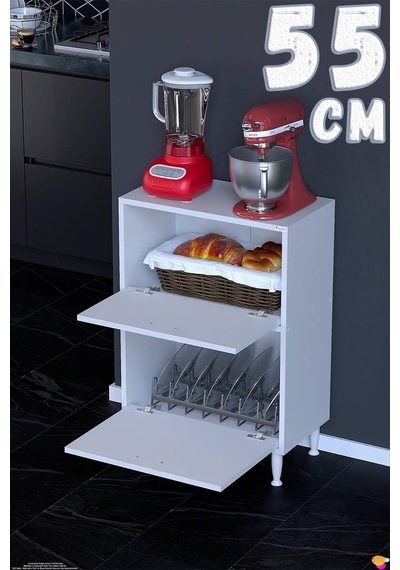 Gaye Çok Amaçlı 2 Kapaklı Dolap 55x87x32 Cm Banyo Mutfak Çocuk Odası Düzenleyici Kiler Beyaz Gaye Çok Amaçlı 2 Kapaklı Dolap 55x87x32 Cm Banyo Mutfak Çocuk Odası Düzenleyici Kiler Beyaz