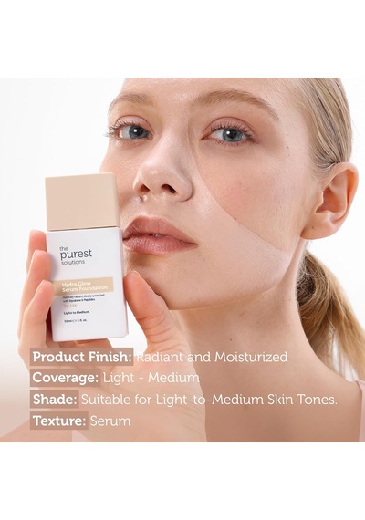 Nemlendirici & Canlandırıcı Serum Fondöten Spf 50, 30 Mililitre Açık/orta Ton