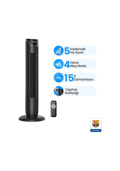 Midea Kule Tipi Vantilatör Midea Türkiye li
