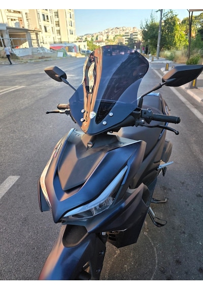 Motocam Kuba Vizy 50 Ön Cam 2025-2026 Model 43cm Siyah Renkli Sportif