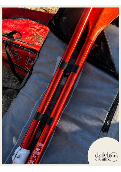 Sup/kano Siyah Kürek Düzenleyici Aparat 2'li Set-kürek Parça Tutucu Klips-paddle Board Taşıma Aksesuarı
