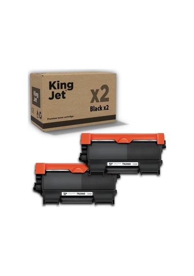 Kingjet Brother Uyumlu Tn-2060 Standart Kapasiteli 2'li Paket  Uyumlu Toner Dcp-7055