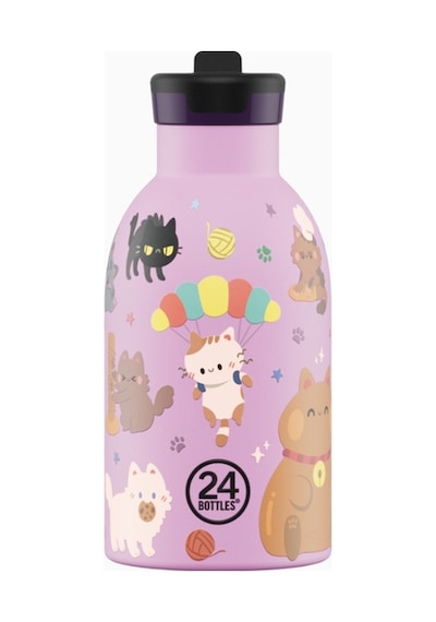 Clima Bottle Meow Friends Paslanmaz Çelik Termos 330 Ml Renkli
