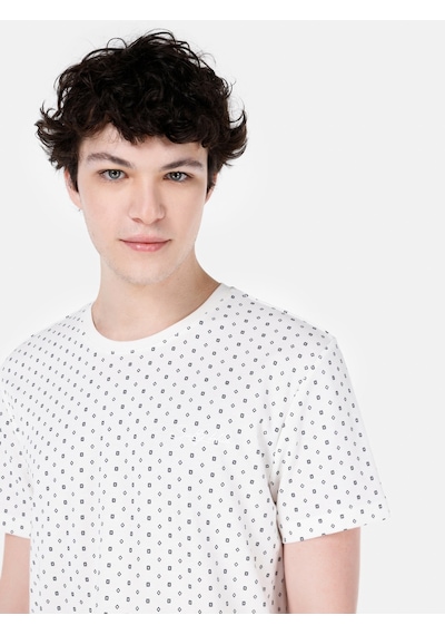 Colin's Colins Beyaz Erkek Tshirt K.Kol Cl1068264 Q1.V1 Ofw Beyaz