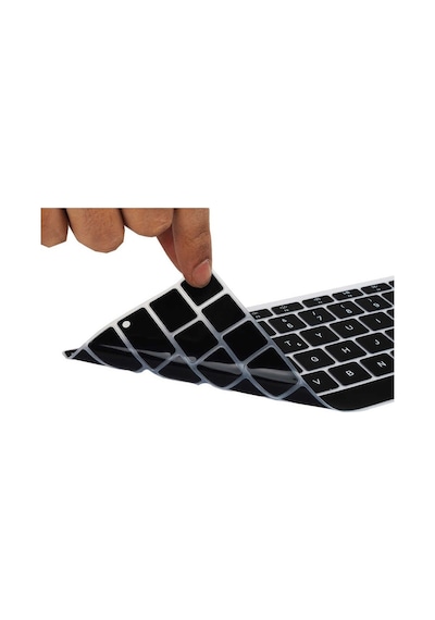 Apple Uyumlu MacBook Air 13.6' 2022 M2 A2681 Q Klavye Koruyucu Silikon P