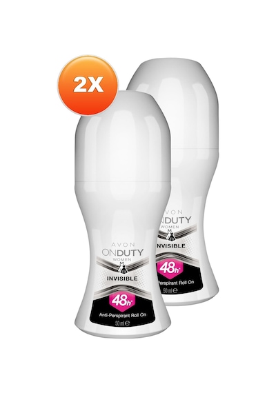 Avon Onduty Invisible Kadın Roll-On Deodorant 2 x 50 ML