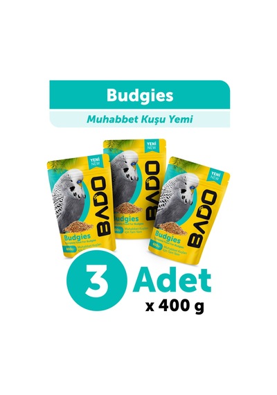 Bado Muhabbet Kuş Yemi Special 400gr 3lü