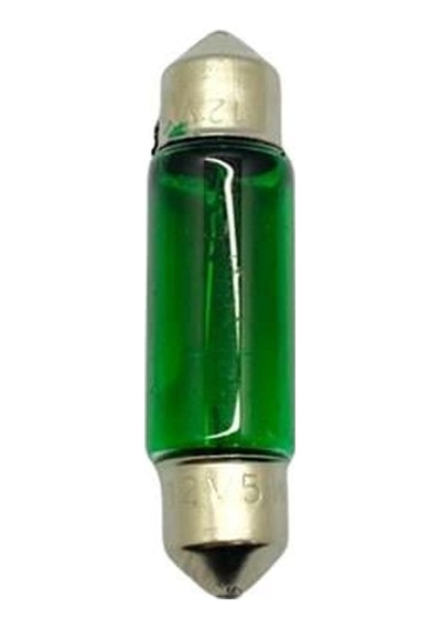 12v Sofit Ampul 5w Uzun Tip 39 Mm Yeşil