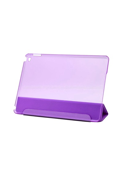 Apple Uyumlu iPad Mini 2 / Mini 3 Smart Cover Stand Arkası Şeffaf Tablet Kılıfı Kapaklı Kılıf