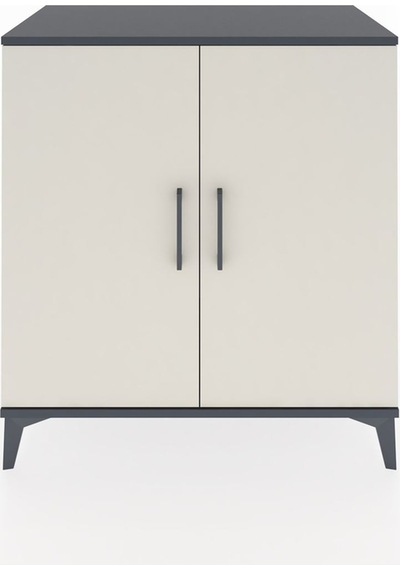 Hyperion Şifonyer 2 Kapaklı 88x44x96 Antrasit-aytaşı Antrasit