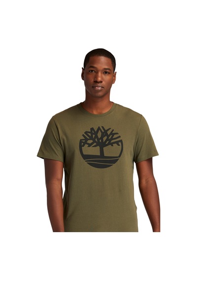 Timberland Ss Kennebec Rıver Tree Lo Haki Erkek Kısa Kol T-shirt Haki