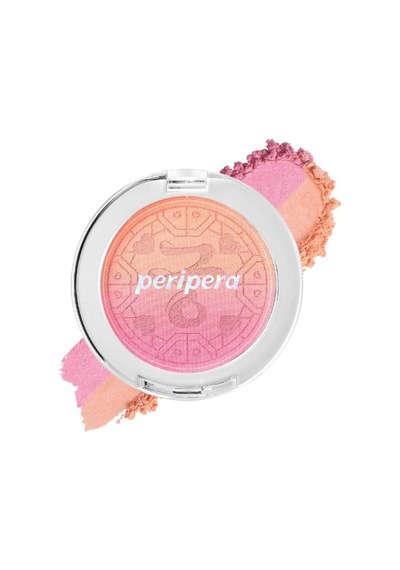 Işıltılı, İki Tonlu Highlighter Allık Pure Blushed Custom Cheek 006 Queens Pink Çok Renkli