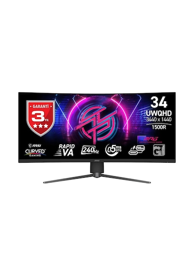 Msı Mpg 346cqrf X24 34 240hz 0.5ms 2k Uwqhd Adaptive Sync Cece5msı0314