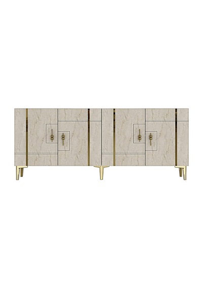 Ka1842btg Made Konsol Ve Tv Sehpası Beyaz-traverten-gold 180cm Beyaz - Traverten - Altın Ka1842btg Made Konsol Ve Tv Sehpası Beyaz-traverten-gold 180cm Beyaz - Traverten - Altın
