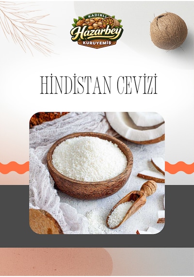 Kadirlihazarbey Hindistan Cevizi 100 Gr