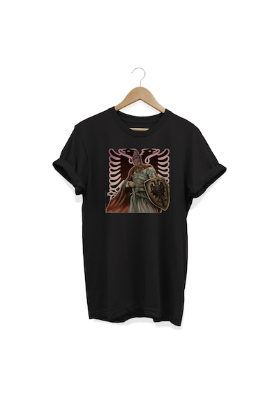Iskender Baskılı Siyah T-shirt Siyah