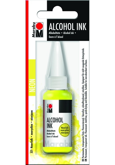 Marabu Alcohol Ink - Alkol Mürekkep 20Ml - Neon Yellow