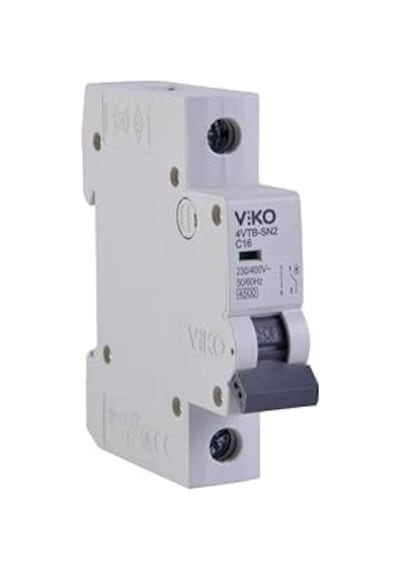 4vtb-1c16 Otomatik Sigorta 4,5ka C Tipi 1 Kutup 16a
