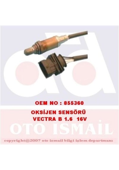 BOSCH 258005234 Oksijen Sensörü Astra Vectra 1.6 16V