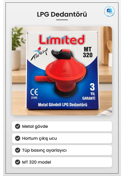 Metal Gövdeli Lpg Dedantörü Regülatörü Tüp Basınç Ayarlayıcı Otom