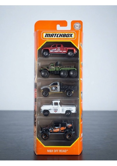Matchbox Mbx Off Road 5'li Araba Seti - 1:64 Ölçekli Metal Model Araçlar