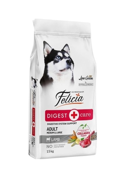 Yetişkin Kuzulu M/large Az Tahıllı Breed Hypoallergenic Köpek Maması 15 Kg