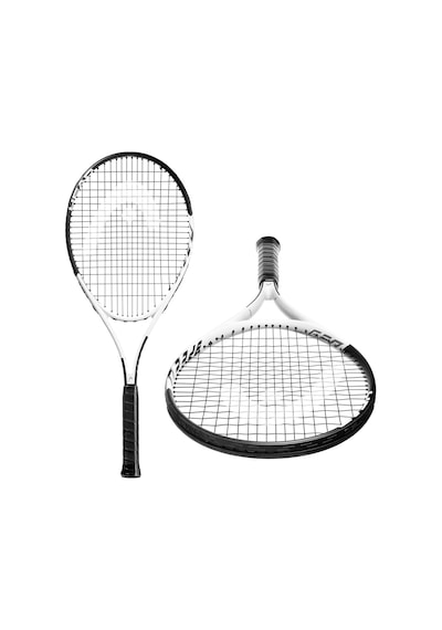 Head Geo Speed Yetişkin Tenis Raketi - Ön Sinirli Kafa Işık Dengesi 27,5 İnç Raket - 4 3/8 Kavrama, Siyah/beyaz