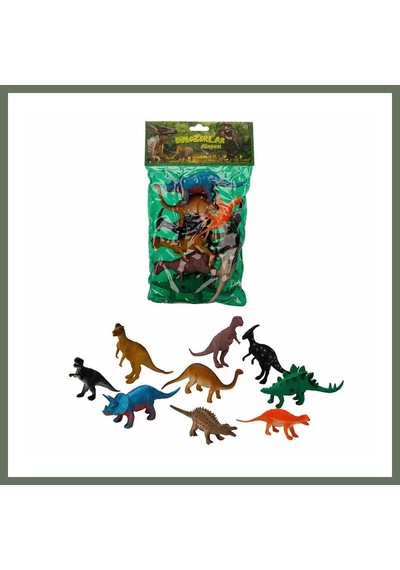 Bezos 9 Lu Dinozor Figür Seti 12-20 Cm Bezos1