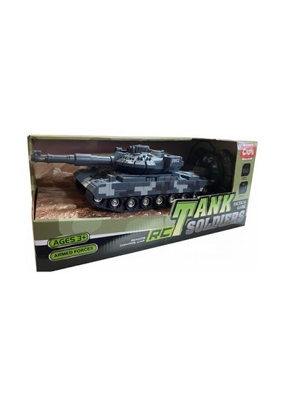 Ctoy Usb Sarjlı Uzaktan Kumandalı Tank 97983 Gri Çok Renkli