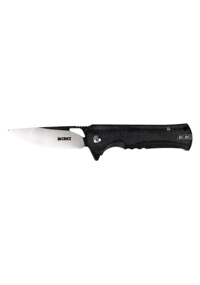 Crkt Muskie G10 Siyah Kamp Çakı 202a Siyah