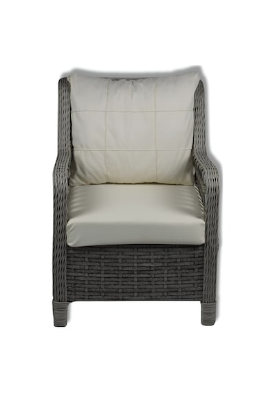 Filamak Rattan Bahçe Balkon Mobilyası 3 1 1 Masa Oturma Grubu Bora Deluxe Gri