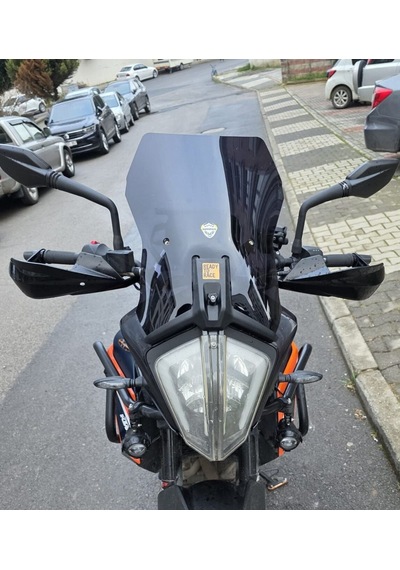 Motocam Ktm 250 Adv Ön Cam 2020-2024 Model 44cm Siyah Renkli 3mm Aparatsızdır