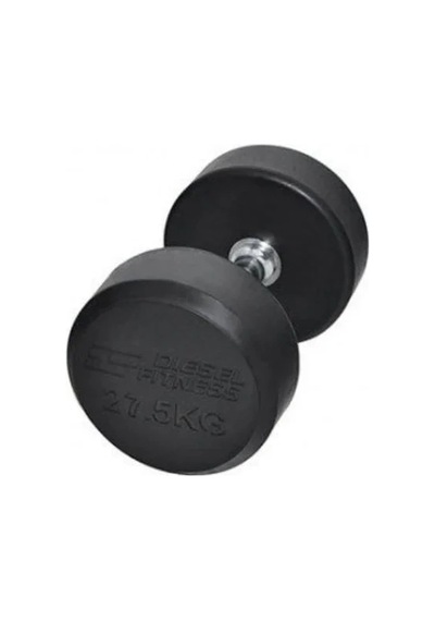 Dıesel Psd-5 27.5 Kg Kauçuk Dambıl Siyah
