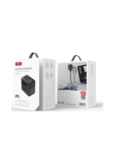 Wl22 65w Gan Evrensel Seyahat Şarj Cihazı 1ac+3usb-c+2usb-a Hızlı Şarj Adaptörü