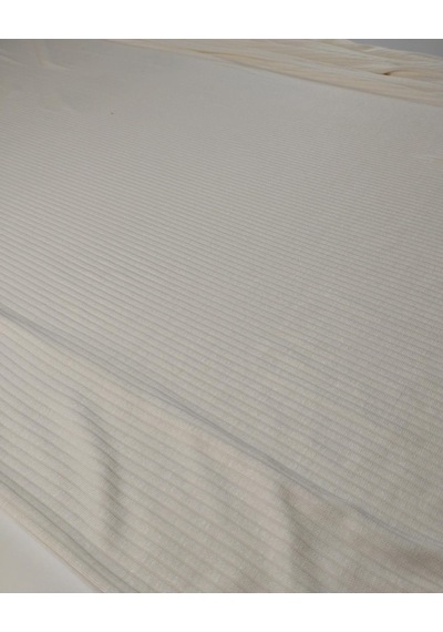 Krem Triko Örme Kumaş Yüksek Esnek Yumuşak Dokulu Bluzluk & Elbiselik En: 140cm-11693