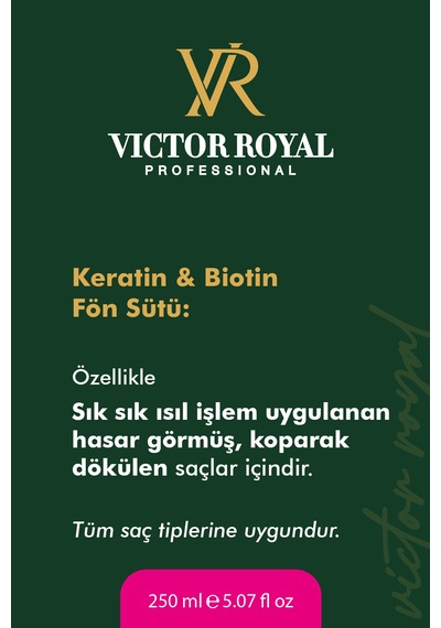 Victor Royal Keratin&biotin Isı Koruyucu Saç Spreyi 250 Ml