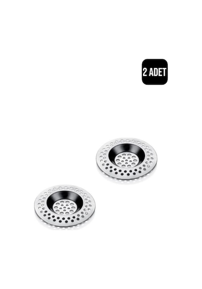 2 Adet Paslanmaz Çelik Uzun Ömürlü Geniş Delikli Lavabo Süzgeci / Lavabo Evye Paslanmaz Çelik Diğer