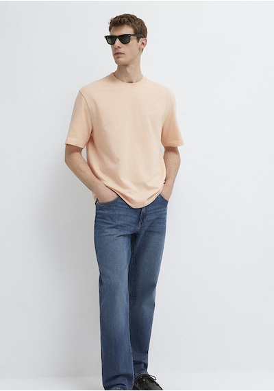 Mavi - Pembe Basic Tişört 0613316-71145