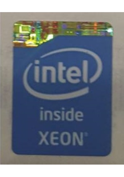 OEM intel inside XEON Sticker Etiket D6
