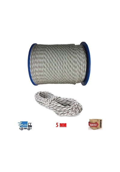Ipek Iskota Halat 5Mm - Gemici Halatı - Salıncak Ipi 100 M