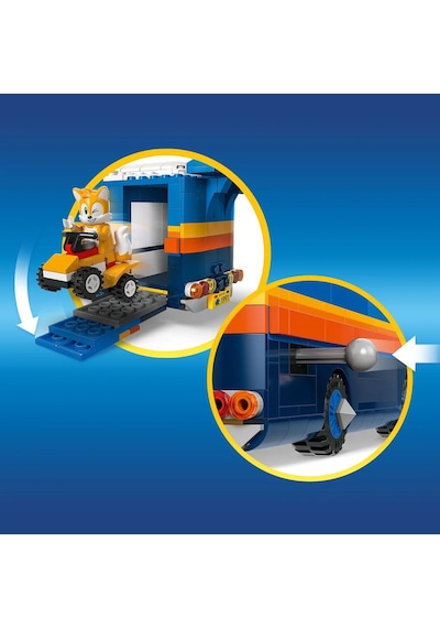 LEGO® Sonic the Hedgehog™ Sonic Takımı Komuta Kamyonu 77006 - 8 Yaş ve Üzeri Çocuklar için Yaratıcı Oyuncak Yapım Seti (747 Parça)