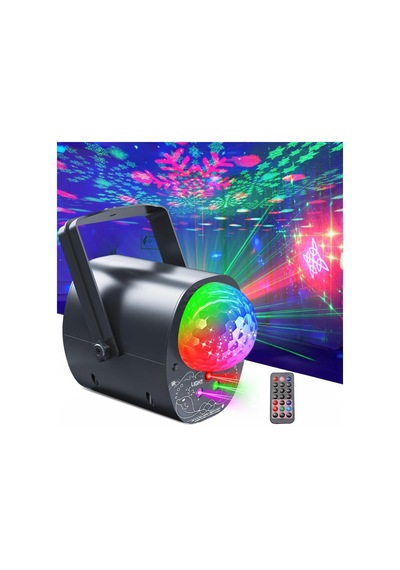 Quenlite Qd-14 Renkli 3in1 Sahne Led Efekt Ve Lazer Işık 16 Çeşit Desen