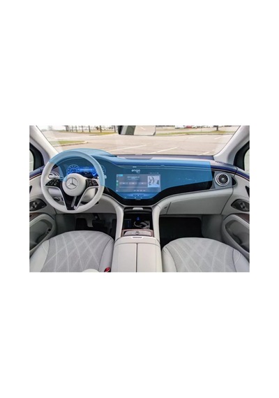 Tr Mercedes Eqs 450 İle Uyumlu Ekran Koruyucu Şeffaf Nano Tam Kaplama