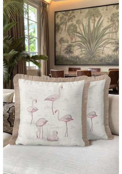 Flamingo Vintage Lüx Saçaklı Yastık Kılıfı-pembe Pastel Nostaljik Açık Bej Püsküllü Kırlent Kılıfı Gün Batımı Eflatun Flamingo Vintage Lüx Saçaklı Yastık Kılıfı-pembe Pastel Nostaljik Açık Bej Püsküllü Kırlent Kılıfı Gün Batımı Eflatun
