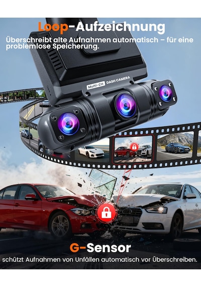 360 Araç Kamerası, 4 Kanallı Kablosuz 2k Araç Kamerası, 2k+1080p 3 Çözünürlük, Entegre Wi-fi Ve Uygulama, G-sensörü, 8 Ir Gece Görüş Led'i, Dahil. 64gb Sd Kart 360 Araç Kamerası, 4 Kanallı Kablosuz 2k Araç Kamerası, 2k+1080p 3 Çözünürlük, Entegre Wi-fi Ve Uygulama, G-sensörü, 8 Ir Gece Görüş Led'i, Dahil. 64gb Sd Kart