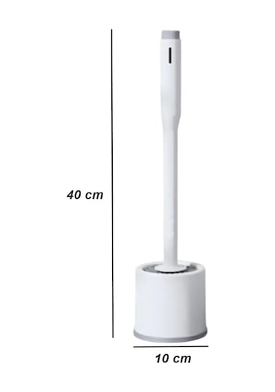 Sensörlü Otomatik Slim Çöp Kovası 9 Lt+ Deterjan Hazneli Silikon Klozet Fırçası