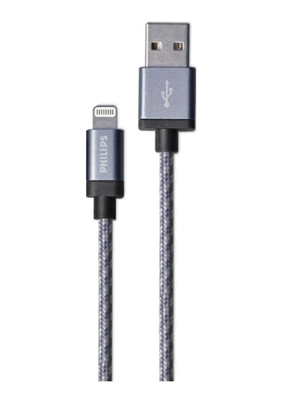 Philips Uyumlu Dlc2508N Lightning - Örme Şarj Ve Data Kablosu