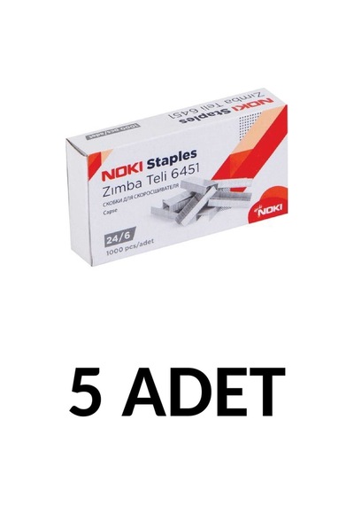 5 Adet Zımba Teli No:24/6 Cu 1000 Li